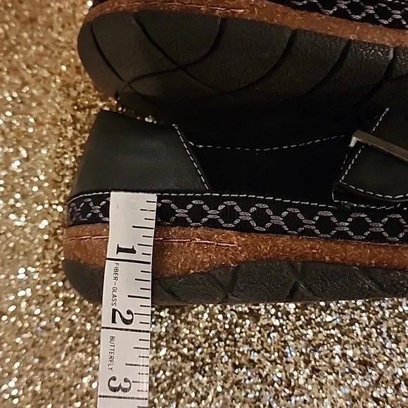 EARTH ORIGINS BLACK FLAT COMFORT SHOES SIZE 7 GOOD CONDITION - Picture 12 of 12
